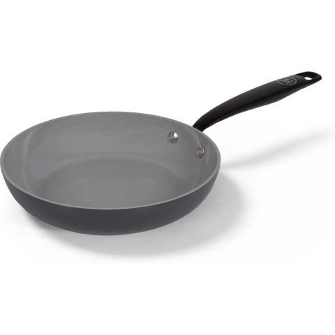 BE Living Koekenpan - Ø 20 cm - Keramische anti-aanbaklaag - PFAS vrij - Geschikt voor alle warmtebronnen - Grijs
