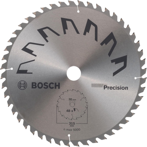 Bosch Accessoires Cirkelzaagblad Precision Ø315 3,2mm T48 - 2609256937