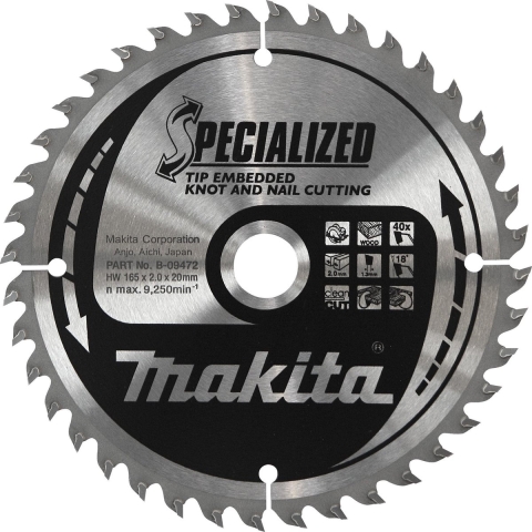 Makita Accessoires Cirkelzaagblad TipE 235x30x2.3 16T 23g - B-09379