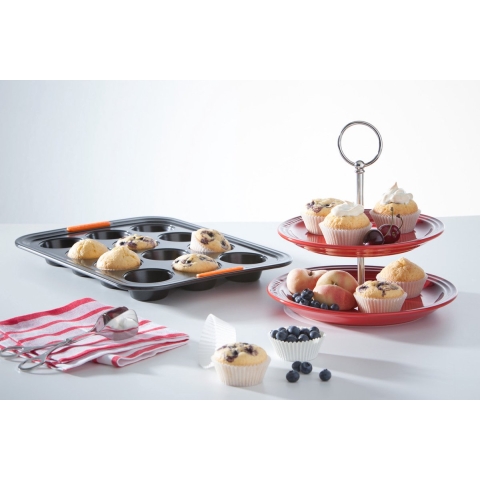 Le Creuset Bakvorm Patiliss - voor 12 muffins - 40 x 30 cm