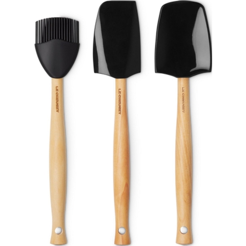 Le Creuset Spatelset - 3 stuks - Premium - Zwart