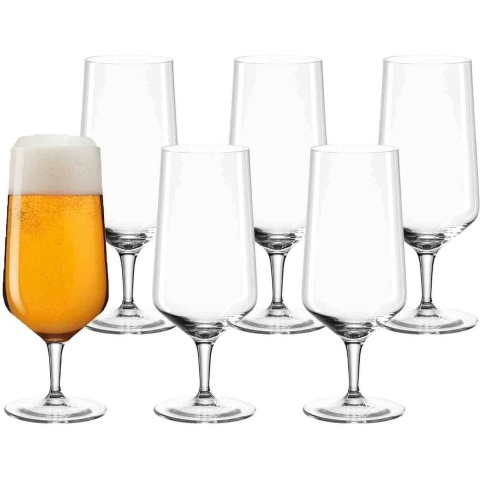 Leonardo Bierglazen Puccini - 410 ml - 6 stuks