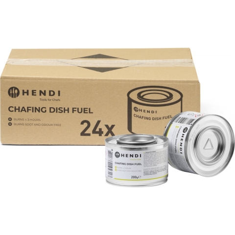 Hendi Brandpasta voor Chafing Dish - 200 gram - 24 stuks
