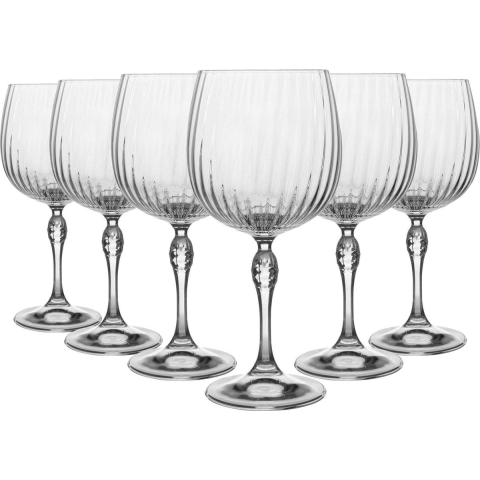 Bormioli Rocco Gin Tonic Glazen America 20&apos;s - 740 ml - 6 stuks