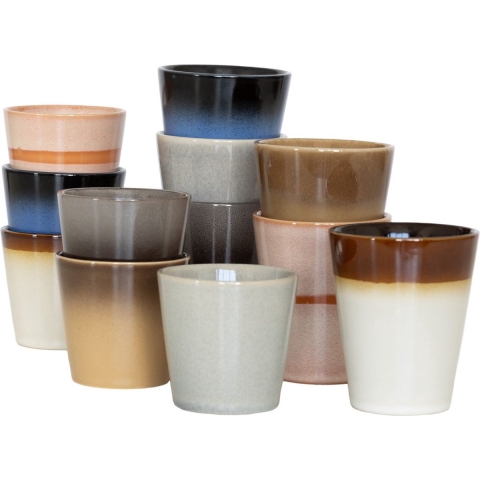 Studio Tavola Koffieset Earth (bekers & koffiekopjes) - 12 stuks