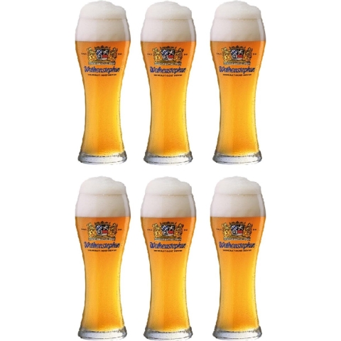 Weihenstephaner Bierglas Weizen - 500 ml - 6 stuks