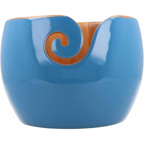 Scheepjes Yarn Bowl Afrikaans sandelhout Blauw 17,5x12cm
