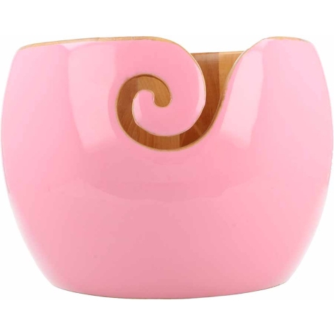 Scheepjes Yarn Bowl Afrikaans sandelhout Roze 17,5x12cm