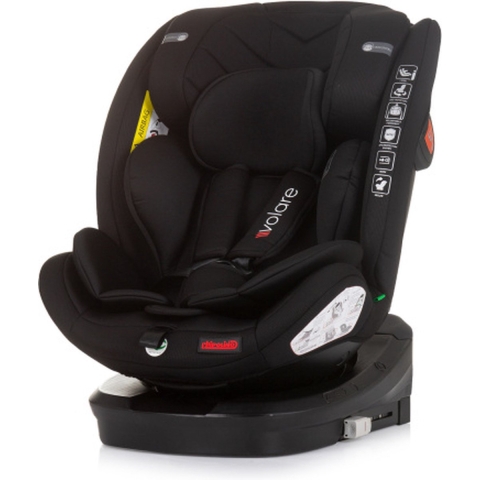 Chipolino Volare Autostoel i Size 40 150 cm Isofix 360° Obsidian