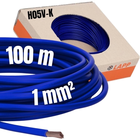 LAPP 4510163 Draad H05V-K 1 x 1 mm² Ultra-marijn-blauw 100 m