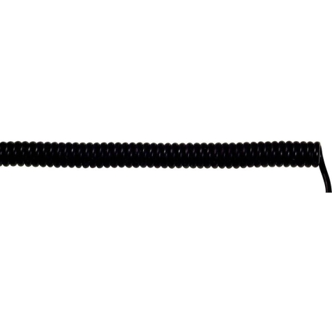 LAPP 73220210 Spiraalkabel UNITRONIC® SPIRAL 100 mm / 400 mm 4 x 0.14 mm² Zwart 1 stuk(s)