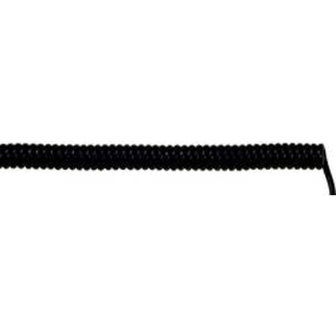 LAPP 73220246 Spiraalkabel UNITRONIC® SPIRAL 200 mm / 800 mm 3 x 0.25 mm² Zwart 1 stuk(s)