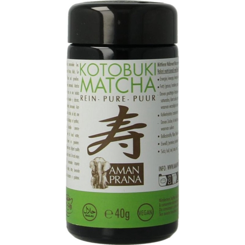 Aman Prana Kotobuki Matcha Puur Bio