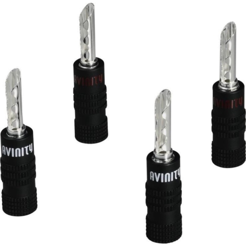 Avinity Banaanstekker Tube Verzilverd 4 Set High Performance Series