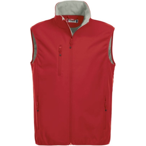 Clique 020911 Basic Softshell Vest - Rood - S