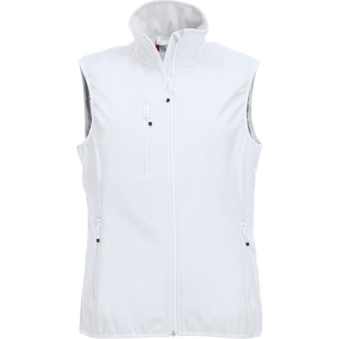 Clique 020916 Basic Softshell Vest Ladies - Wit - M