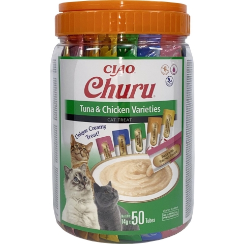 Ciao Churu Kat Tonijn&Kip 50 stuks 700 gr