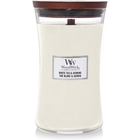 WoodWick Geurkaars Large White Tea&Jasmine 611 gr