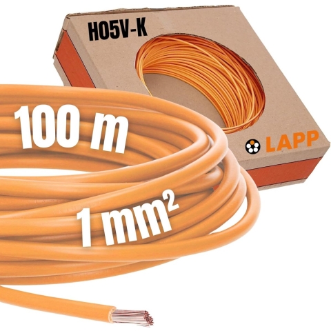 LAPP 4510093 Draad H05V-K 1 x 1 mm² Oranje 100 m