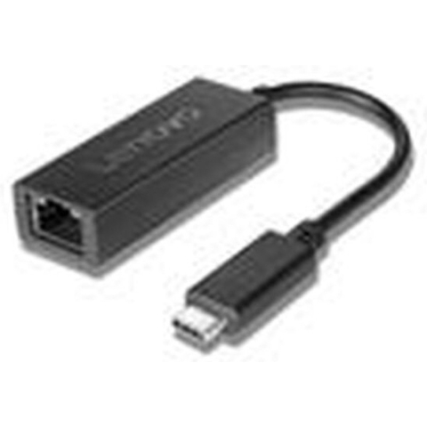 Lenovo USB-C, Netwerk Adapter [1x USB-C - 1x RJ45] USB-C to Ethernet Adapter
