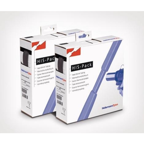 HellermannTyton 300-31900 Krimpkous zonder lijm Zwart 19.10 mm 9.50 mm Krimpverhouding:2:1 5 m