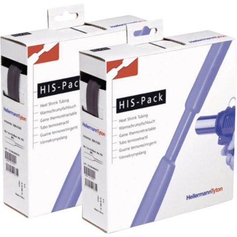 HellermannTyton 300-30320 Krimpkous zonder lijm Zwart 3.20 mm 1.60 mm Krimpverhouding:2:1 10 m