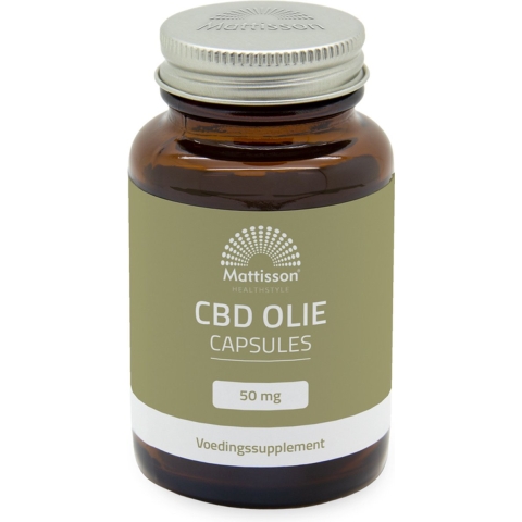 Mattisson CBD Olie 50mg Capsules