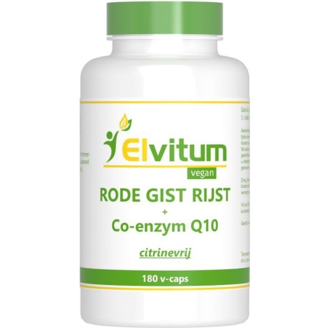 Elvitum Rode Gist Q10 Vegicaps