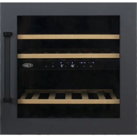 Boretti MLWC60AN Wijnklimaatkast - 60 cm - Twee Temperatuurzones