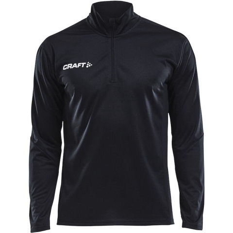 Craft 1905639 Progress Halfzip Tee LS JR - Black/Black - 122/128