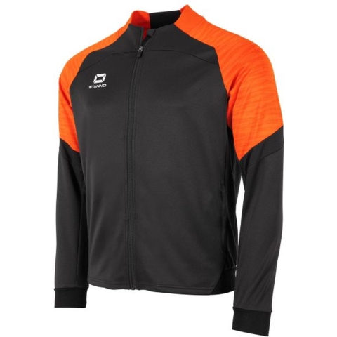 Stanno 408037 Bolt Full Zip Top - Black-Orange - 3XL