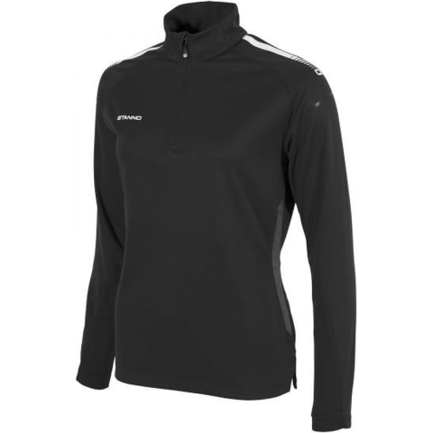 Stanno 408609 First Quarter Zip Top Ladies - Black-Anthracite - S