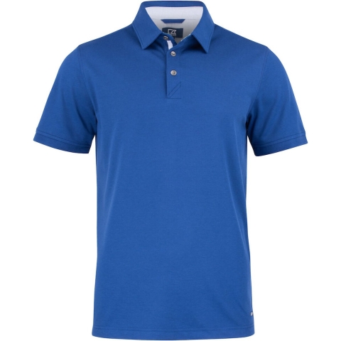 Cutter & Buck 354420 Advantage Premium Polo Heren - Blauw - 3XL