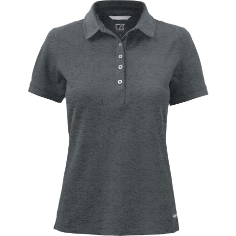 Cutter & Buck 354419 Advantage Polo Ladies - Antraciet Melange - XXL