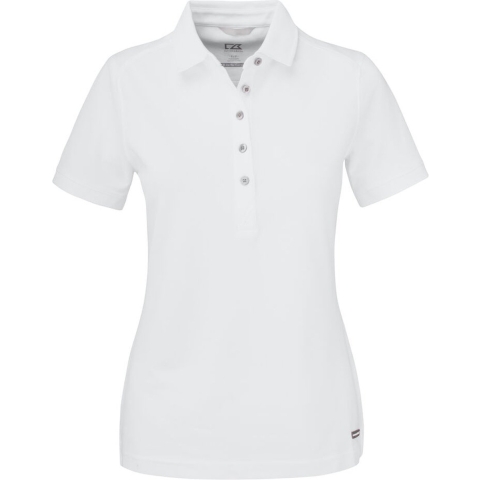 Cutter & Buck 354419 Advantage Polo Ladies - Wit - M