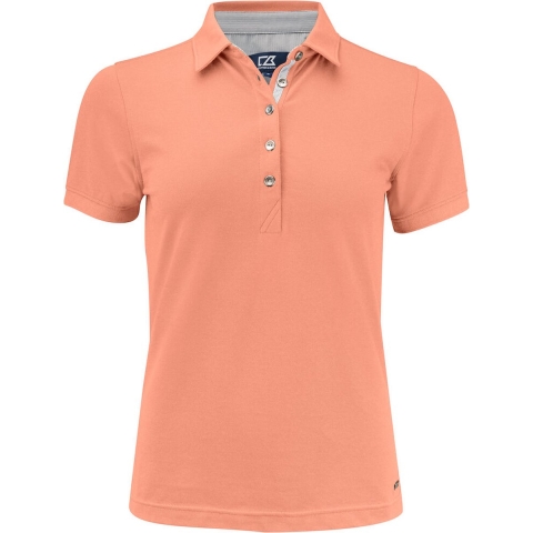 Cutter & Buck 354421 Advantage Premium Polo Dames - Papaya - M