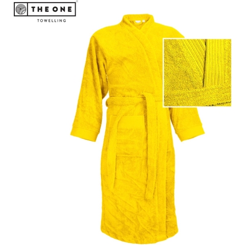 The One Towelling TH1030 Classic Bathrobe - Yellow - S/M
