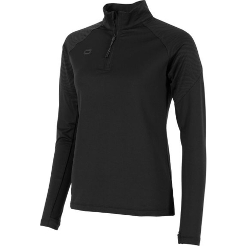 Stanno 408611 Functionals Quarter Zip Top Ladies II - Black-Anthracite - XL