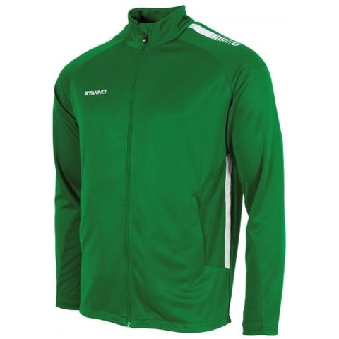 Stanno 408025 First Full Zip Top - Green-White - XL