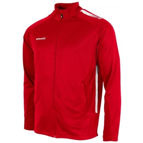Stanno 408025 First Full Zip Top - Red-White - S