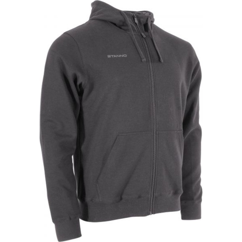 Stanno 465005K Base Hooded Full Zip Sweat Top Kids - Anthracite - 164