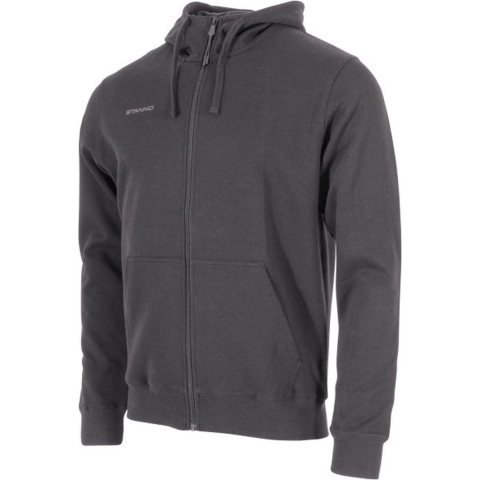 Stanno 465005K Base Hooded Full Zip Sweat Top Kids - Anthracite - 128