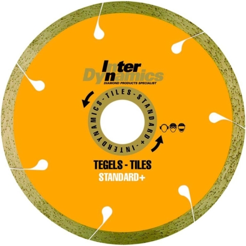 Inter Dynamics Diamantzaag Tegel Standard+ 125x22,2mm - 307125