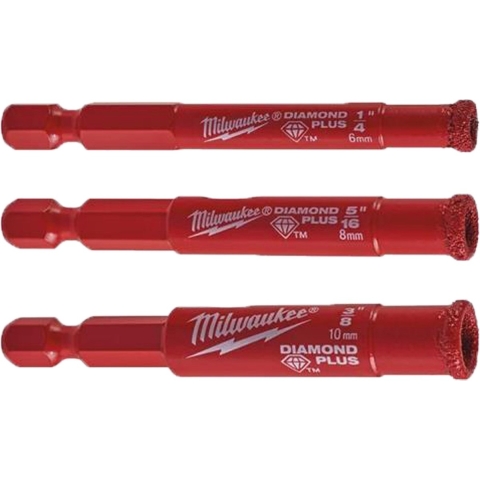 Milwaukee Accessoires DIAMOND PLUS Diamantboorset | 3-delig - 4932471771
