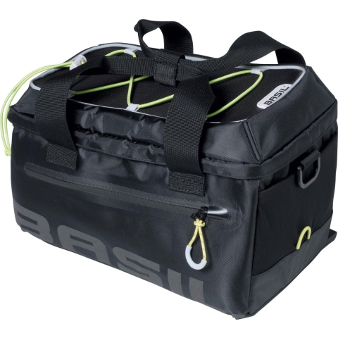 Miles Trunkbag 7L Bagagedragertas Black lime