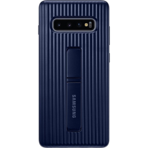 Samsung Galaxy S10+ Protect Standing Cover Zwart