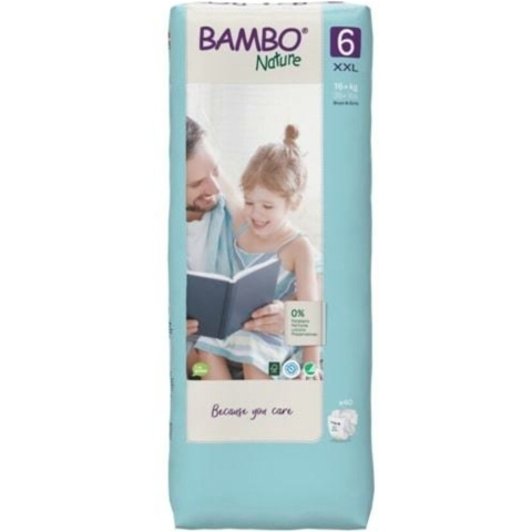 2x Bambo Nature Luiers Maat 6 (16-30 kg) 40 stuks