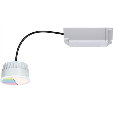 Paulmann LED Coin ZigBee RGBW LED-inbouwlamp voor badkamer Energielabel: G (A - G) LED Satijn