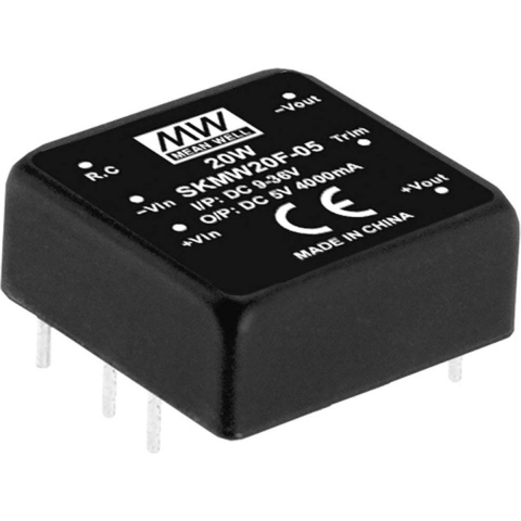 Mean Well SKMW20F-15 DC/DC-converter 1.33 A 20 W Aantal uitgangen: 1 x Inhoud 1 stuk(s)