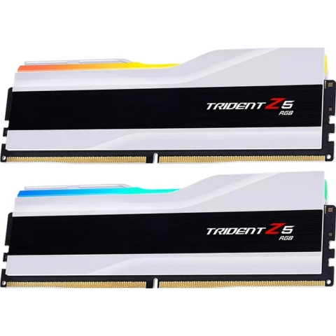 G.Skill Trident Z5 RGB Werkgeheugenset voor PC Retail DDR5 48 GB 2 x 24 GB On-die ECC 8400 MHz 288-pins DIMM CL40 F5-8400J4052G24GX2-TZ5RW